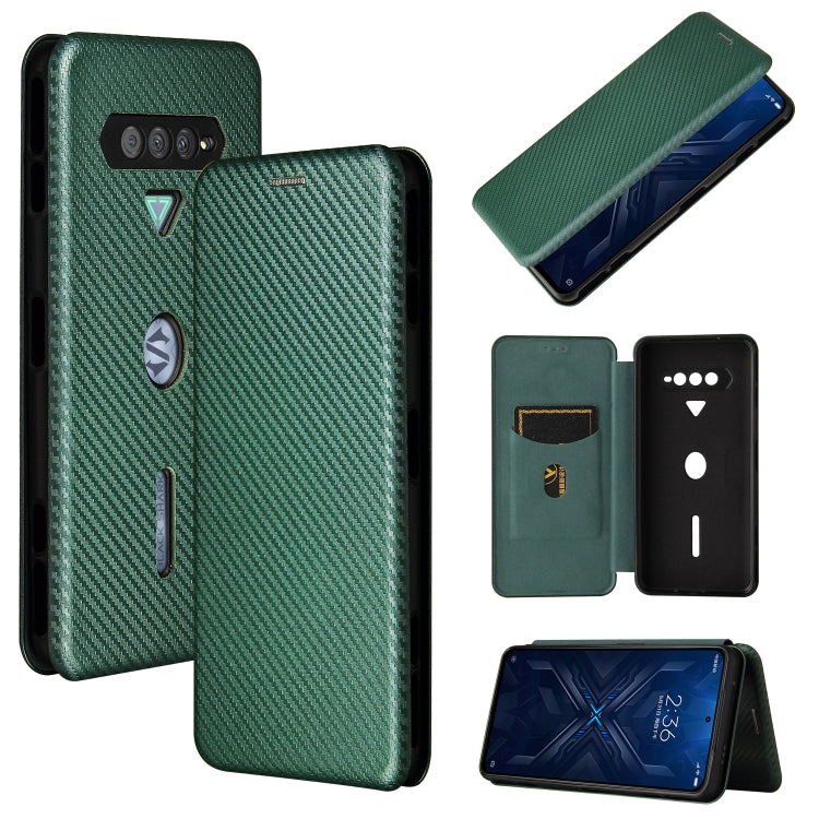 Carbon Fiber Texture Magnetic Horizontal Flip TPU + PC + PU Leather Case with Card Slot, For Xiaomi Black Shark 4 / 4 Pro, For Samsung Galaxy A82 5G /Quantum 2