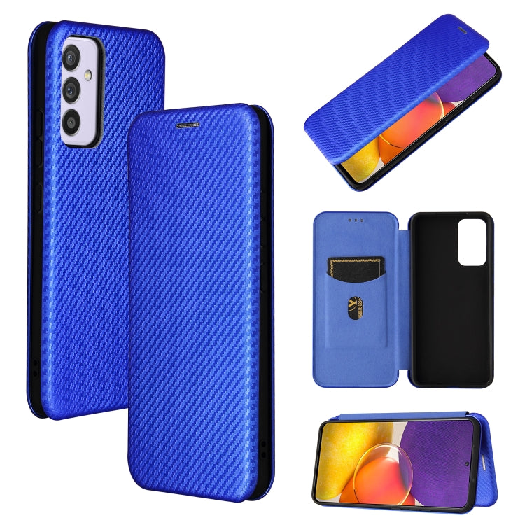 Carbon Fiber Texture Magnetic Horizontal Flip TPU + PC + PU Leather Case with Card Slot, For Xiaomi Black Shark 4 / 4 Pro, For Samsung Galaxy A82 5G /Quantum 2