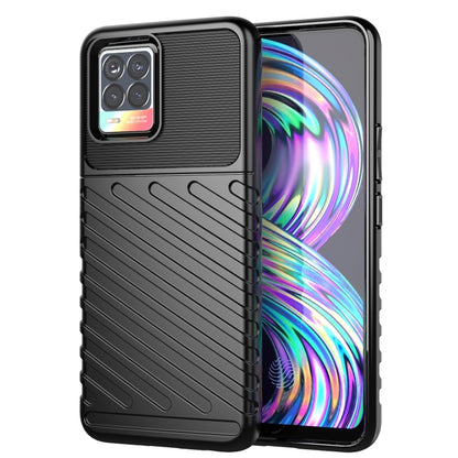 Thunderbolt Shockproof TPU Protective Soft Case, For OPPO Realme 8 / 8 Pro