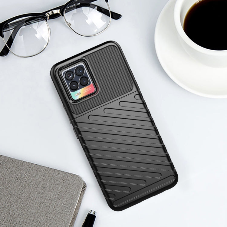 Thunderbolt Shockproof TPU Protective Soft Case, For OPPO Realme 8 / 8 Pro