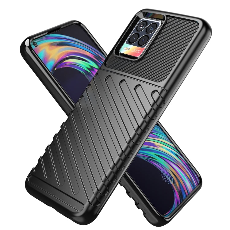 Thunderbolt Shockproof TPU Protective Soft Case, For OPPO Realme 8 / 8 Pro