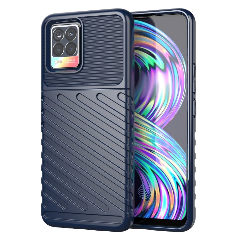 Thunderbolt Shockproof TPU Protective Soft Case, For OPPO Realme 8 / 8 Pro
