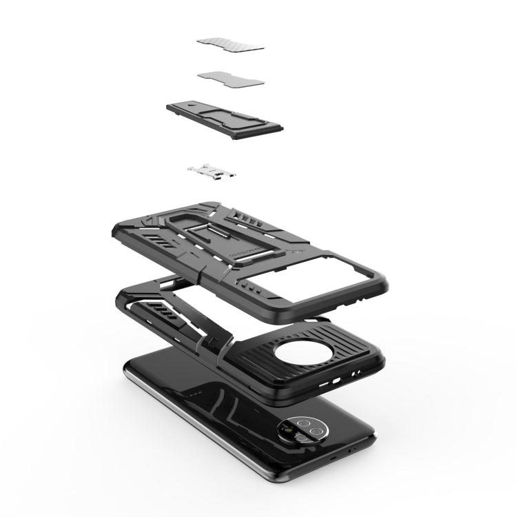 War Chariot Series Armor All-inclusive Shockproof PC + TPU Protective Case with Invisible Holder, For Xiaomi Redmi Note 9 5G, For Xiaomi Redmi Note 9S, For Samsung Galaxy S21+ 5G