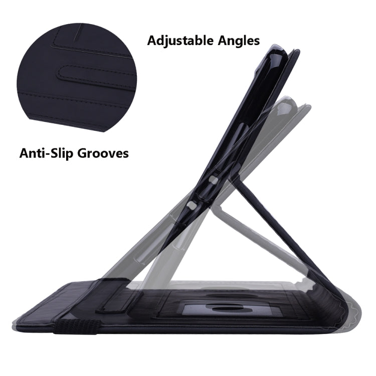 Calf Pattern Double Folding Design Embossed Leather Case with Holder & Card Slots & Pen Slot & Elastic Band, For Samsung Galaxy Tab A7 Lite 8.7 (2021) T220 / T225, For Amazon Fire HD 10 / 10 Plus (2021)