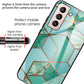 Abstract Marble Pattern Glass Protective Case