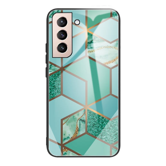 Abstract Marble Pattern Glass Protective Case