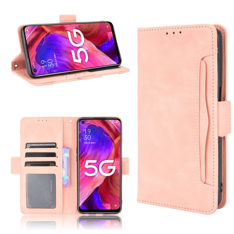 Skin Feel Calf Pattern Horizontal Flip Leather Case with Holder & Card Slots & Photo Frame, For OPPO A54 5G / A74 5G / A93 5G, For OPPO A55 5G / A53s 5G, For OPPO A74 4G / F19 4G, For OPPO A94 5G / Reno5Z 5G / F19 Pro+ 5G�������������������������������...