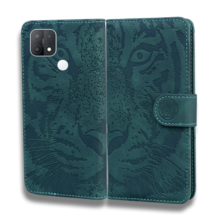 Tiger Embossing Pattern Horizontal Flip Leather Case with Holder & Card Slots & Wallet, For OPPO A15 / A15S, For OPPO A55 5G / A54 4G, For OPPO Realme V11 5G, For OPPO A74 4G / F19 4G, For OPPO A92S / Reno4 Z 5G, For OPPO A94 4G / F19 Pro��������������...