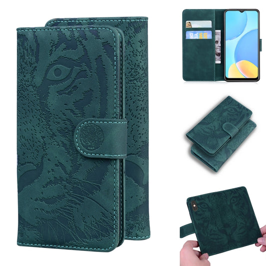 Tiger Embossing Pattern Horizontal Flip Leather Case with Holder & Card Slots & Wallet, For OPPO A15 / A15S, For OPPO A55 5G / A54 4G, For OPPO Realme V11 5G, For OPPO A74 4G / F19 4G, For OPPO A92S / Reno4 Z 5G, For OPPO A94 4G / F19 Pro��������������...