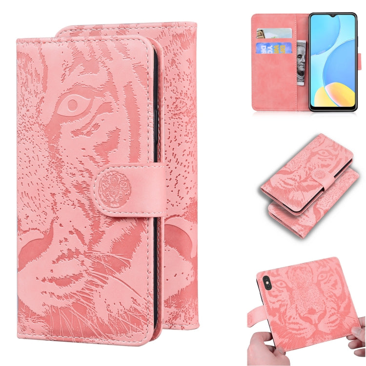 Tiger Embossing Pattern Horizontal Flip Leather Case with Holder & Card Slots & Wallet, For OPPO A15 / A15S, For OPPO A55 5G / A54 4G, For OPPO Realme V11 5G, For OPPO A74 4G / F19 4G, For OPPO A92S / Reno4 Z 5G, For OPPO A94 4G / F19 Pro��������������...