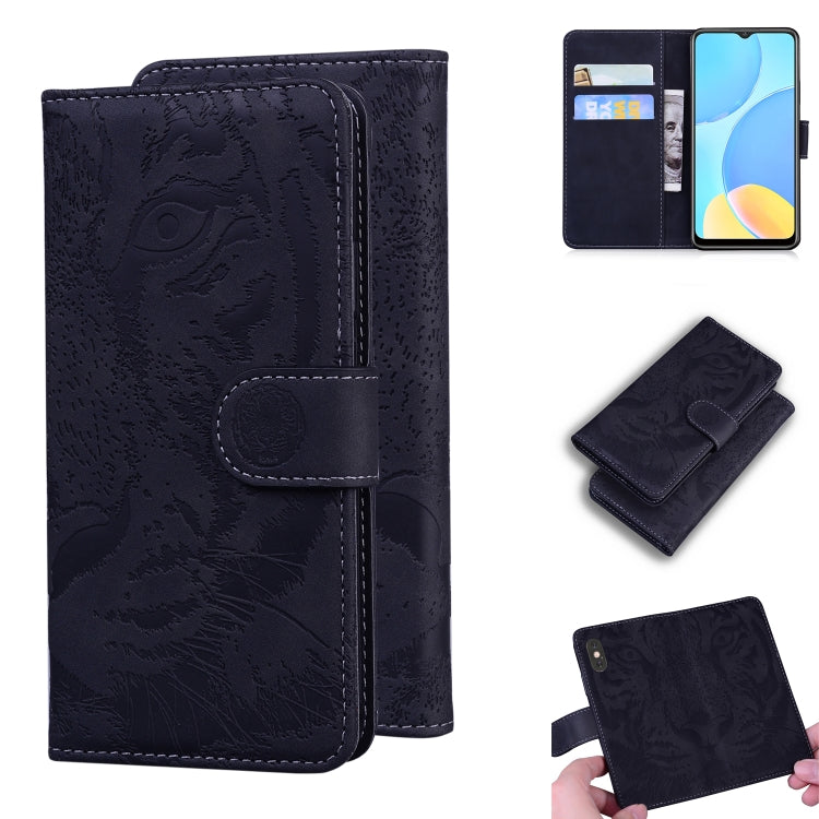 Tiger Embossing Pattern Horizontal Flip Leather Case with Holder & Card Slots & Wallet, For OPPO A15 / A15S, For OPPO A55 5G / A54 4G, For OPPO Realme V11 5G, For OPPO A74 4G / F19 4G, For OPPO A92S / Reno4 Z 5G, For OPPO A94 4G / F19 Pro��������������...