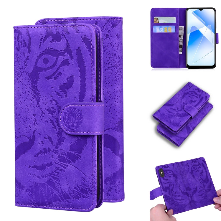 Tiger Embossing Pattern Horizontal Flip Leather Case with Holder & Card Slots & Wallet, For OPPO A15 / A15S, For OPPO A55 5G / A54 4G, For OPPO Realme V11 5G, For OPPO A74 4G / F19 4G, For OPPO A92S / Reno4 Z 5G, For OPPO A94 4G / F19 Pro��������������...