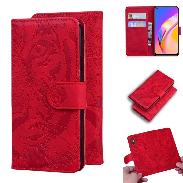 Tiger Embossing Pattern Horizontal Flip Leather Case with Holder & Card Slots & Wallet, For OPPO Reno5 Z, For OPPO Find X3 Neo / Reno5 Pro+ 5G, For OPPO Realme 8 / Realme 8 Pro, For OPPO Realme C20, For OPPO Realme C21, For OPPO Realme Narzo 30 Pro 5G�...