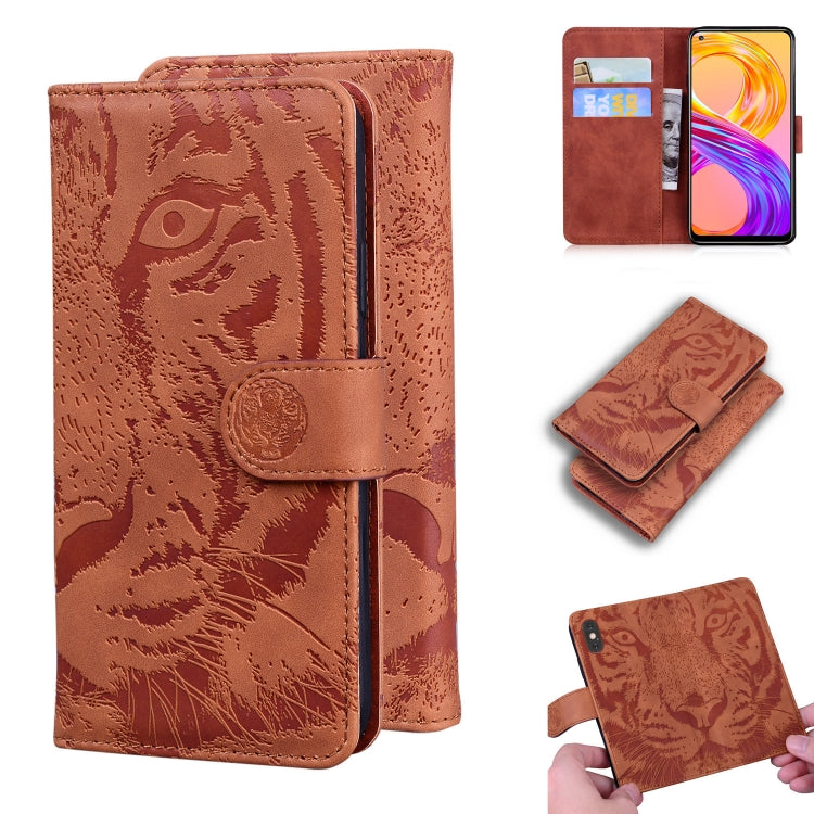 Tiger Embossing Pattern Horizontal Flip Leather Case with Holder & Card Slots & Wallet, For OPPO Reno5 Z, For OPPO Find X3 Neo / Reno5 Pro+ 5G, For OPPO Realme 8 / Realme 8 Pro, For OPPO Realme C20, For OPPO Realme C21, For OPPO Realme Narzo 30 Pro 5G�...
