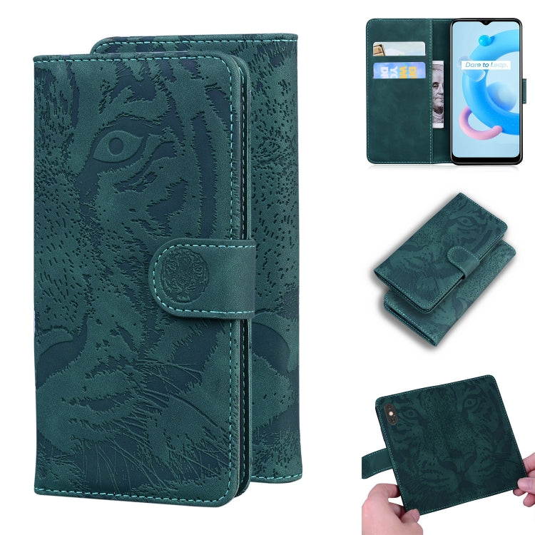 Tiger Embossing Pattern Horizontal Flip Leather Case with Holder & Card Slots & Wallet, For OPPO Reno5 Z, For OPPO Find X3 Neo / Reno5 Pro+ 5G, For OPPO Realme 8 / Realme 8 Pro, For OPPO Realme C20, For OPPO Realme C21, For OPPO Realme Narzo 30 Pro 5G�...