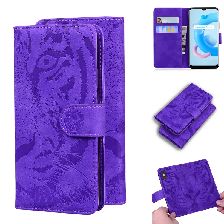 Tiger Embossing Pattern Horizontal Flip Leather Case with Holder & Card Slots & Wallet, For OPPO Reno5 Z, For OPPO Find X3 Neo / Reno5 Pro+ 5G, For OPPO Realme 8 / Realme 8 Pro, For OPPO Realme C20, For OPPO Realme C21, For OPPO Realme Narzo 30 Pro 5G�...
