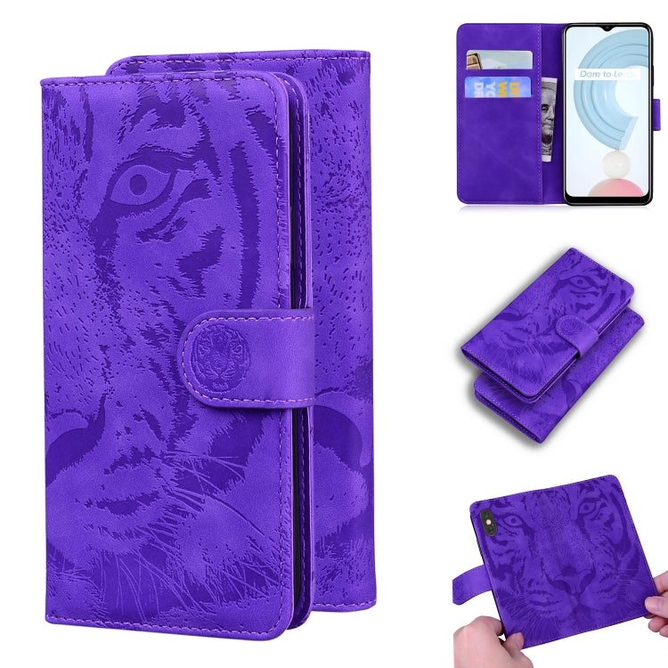 Tiger Embossing Pattern Horizontal Flip Leather Case with Holder & Card Slots & Wallet, For OPPO Reno5 Z, For OPPO Find X3 Neo / Reno5 Pro+ 5G, For OPPO Realme 8 / Realme 8 Pro, For OPPO Realme C20, For OPPO Realme C21, For OPPO Realme Narzo 30 Pro 5G�...
