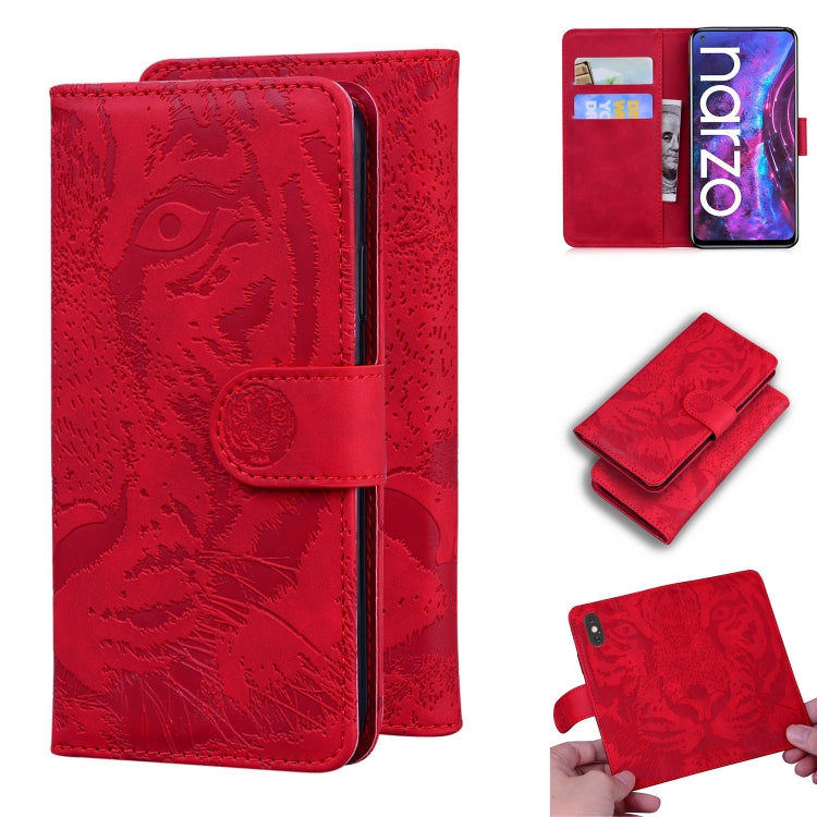 Tiger Embossing Pattern Horizontal Flip Leather Case with Holder & Card Slots & Wallet, For OPPO Reno5 Z, For OPPO Find X3 Neo / Reno5 Pro+ 5G, For OPPO Realme 8 / Realme 8 Pro, For OPPO Realme C20, For OPPO Realme C21, For OPPO Realme Narzo 30 Pro 5G�...