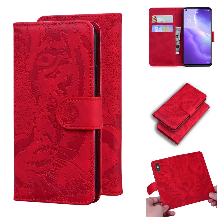 Tiger Embossing Pattern Horizontal Flip Leather Case with Holder & Card Slots & Wallet, For OPPO Realme X7 Pro 5G, For OPPO Reno 5 4G / Reno 5 5G, For OPPO Reno5 K / Find X3 Lite, For OPPO Reno5 Pro 5G, For Xiaomi Redmi K40 / K40 Pro / Poco F3���������...