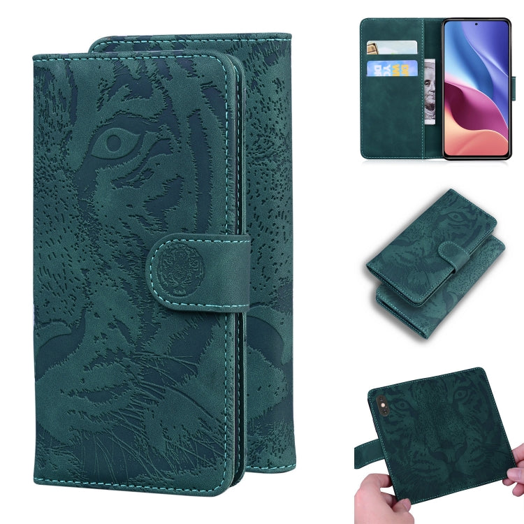Tiger Embossing Pattern Horizontal Flip Leather Case with Holder & Card Slots & Wallet, For OPPO Realme X7 Pro 5G, For OPPO Reno 5 4G / Reno 5 5G, For OPPO Reno5 K / Find X3 Lite, For OPPO Reno5 Pro 5G, For Xiaomi Redmi K40 / K40 Pro / Poco F3���������...