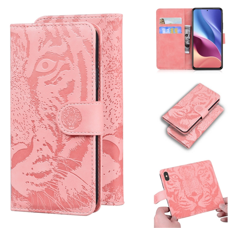 Tiger Embossing Pattern Horizontal Flip Leather Case with Holder & Card Slots & Wallet, For OPPO Realme X7 Pro 5G, For OPPO Reno 5 4G / Reno 5 5G, For OPPO Reno5 K / Find X3 Lite, For OPPO Reno5 Pro 5G, For Xiaomi Redmi K40 / K40 Pro / Poco F3���������...