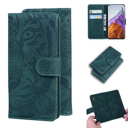 Tiger Embossing Pattern Horizontal Flip Leather Case with Holder & Card Slots & Wallet, For Xiaomi Mi 11 Pro