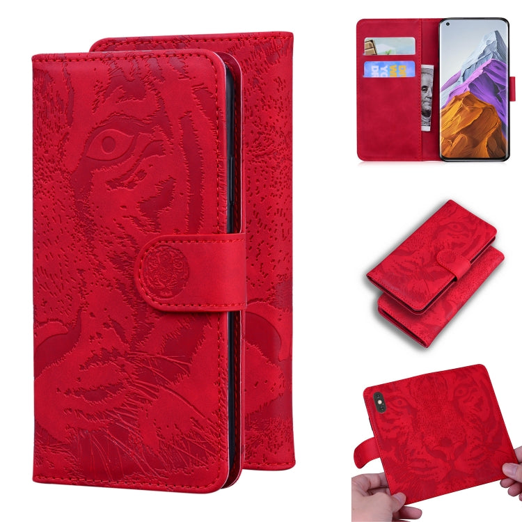 Tiger Embossing Pattern Horizontal Flip Leather Case with Holder & Card Slots & Wallet, For Xiaomi Mi 11 Pro