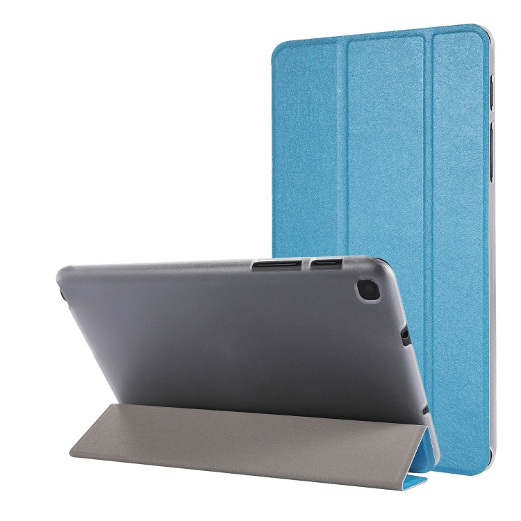 Silk Texture Three-fold Horizontal Flip Leather Case with Holder & Pen Slot, For Samsung Galaxy Tab A7 Lite 8.7 T220 / T225, For iPad Air 13 2025 / 2024 / iPad Pro 12.9 2022 / 2021, For iPad Pro 11 (2021)
