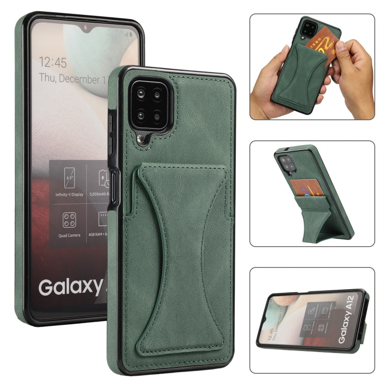 Ultra-thin Shockproof Protective Case with Holder, For Samsung Galaxy A12, For Samsung Galaxy A72 5G / 4G, For Samsung Galaxy S21 Ultra 5G