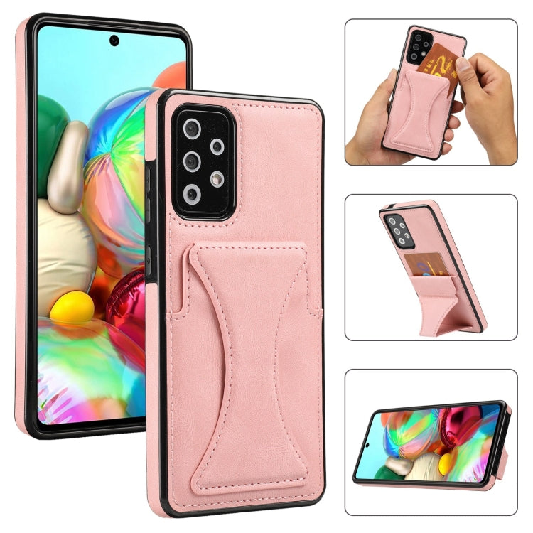 Ultra-thin Shockproof Protective Case with Holder, For Samsung Galaxy A12, For Samsung Galaxy A72 5G / 4G, For Samsung Galaxy S21 Ultra 5G