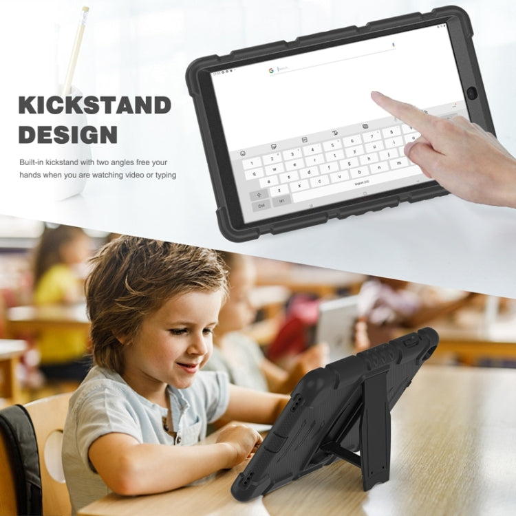 3-Layer Protection  Screen Frame + PC + Silicone Shockproof Combination Case with Holder, For Samsung Galaxy Tab A 10.1 (2019) T510, For Samsung Galaxy Tab S6 T860