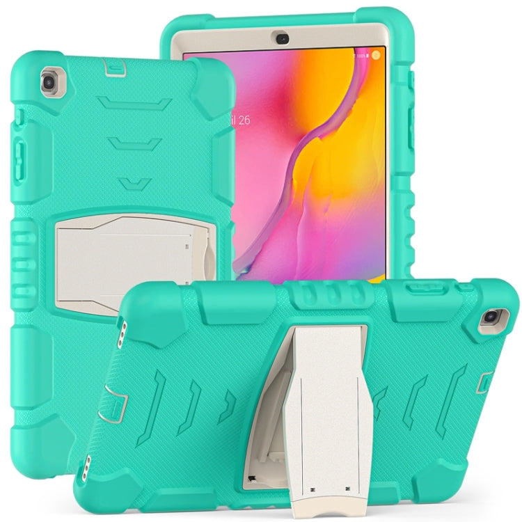 3-Layer Protection  Screen Frame + PC + Silicone Shockproof Combination Case with Holder, For Samsung Galaxy Tab A 10.1 (2019) T510, For Samsung Galaxy Tab S6 T860