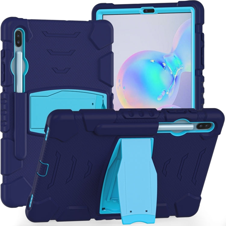 3-Layer Protection  Screen Frame + PC + Silicone Shockproof Combination Case with Holder, For Samsung Galaxy Tab A 10.1 (2019) T510, For Samsung Galaxy Tab S6 T860