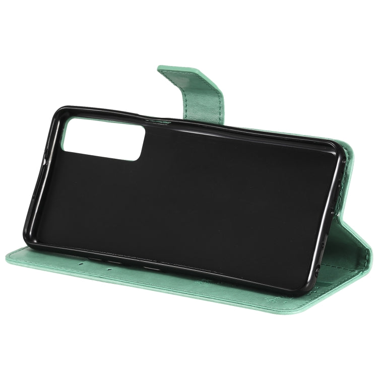 Tree & Cat Pattern Pressed Printing Horizontal Flip PU Leather Case with Holder & Card Slots & Wallet & Lanyard, For LG Stylo 7 5G / 4G, For OPPO F19 / A74 4G, For OPPO A93 5G / A74 5G, For OPPO A94 4G / F19 Pro / Reno 5F