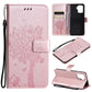 Tree & Cat Pattern Pressed Printing Horizontal Flip PU Leather Case with Holder & Card Slots & Wallet & Lanyard, For LG Stylo 7 5G / 4G, For OPPO F19 / A74 4G, For OPPO A93 5G / A74 5G, For OPPO A94 4G / F19 Pro / Reno 5F
