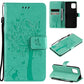 Tree & Cat Pattern Pressed Printing Horizontal Flip PU Leather Case with Holder & Card Slots & Wallet & Lanyard, For OPPO Reno5 Pro+ 5G / Find X3 Neo, For OPPO Find X3 / X3 Pro, For OPPO Realme 8 4G / Realme 8 Pro 4G, For OPPO Realme V13 5G / Realme 8 5G