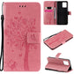 Tree & Cat Pattern Pressed Printing Horizontal Flip PU Leather Case with Holder & Card Slots & Wallet & Lanyard, For OPPO Reno5 Pro+ 5G / Find X3 Neo, For OPPO Find X3 / X3 Pro, For OPPO Realme 8 4G / Realme 8 Pro 4G, For OPPO Realme V13 5G / Realme 8 5G