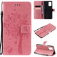 Tree & Cat Pattern Pressed Printing Horizontal Flip PU Leather Case with Holder & Card Slots & Wallet & Lanyard, For OPPO Reno5 Pro+ 5G / Find X3 Neo, For OPPO Find X3 / X3 Pro, For OPPO Realme 8 4G / Realme 8 Pro 4G, For OPPO Realme V13 5G / Realme 8 5G