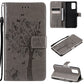 Tree & Cat Pattern Pressed Printing Horizontal Flip PU Leather Case with Holder & Card Slots & Wallet & Lanyard, For OPPO Reno5 Pro+ 5G / Find X3 Neo, For OPPO Find X3 / X3 Pro, For OPPO Realme 8 4G / Realme 8 Pro 4G, For OPPO Realme V13 5G / Realme 8 5G