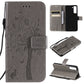 Tree & Cat Pattern Pressed Printing Horizontal Flip PU Leather Case with Holder & Card Slots & Wallet & Lanyard, For Xiaomi Redmi Note 10 4G, For Xiaomi Redmi Note 10 Pro, For Samsung Galaxy A32 4G, For Samsung Galaxy S21 FE