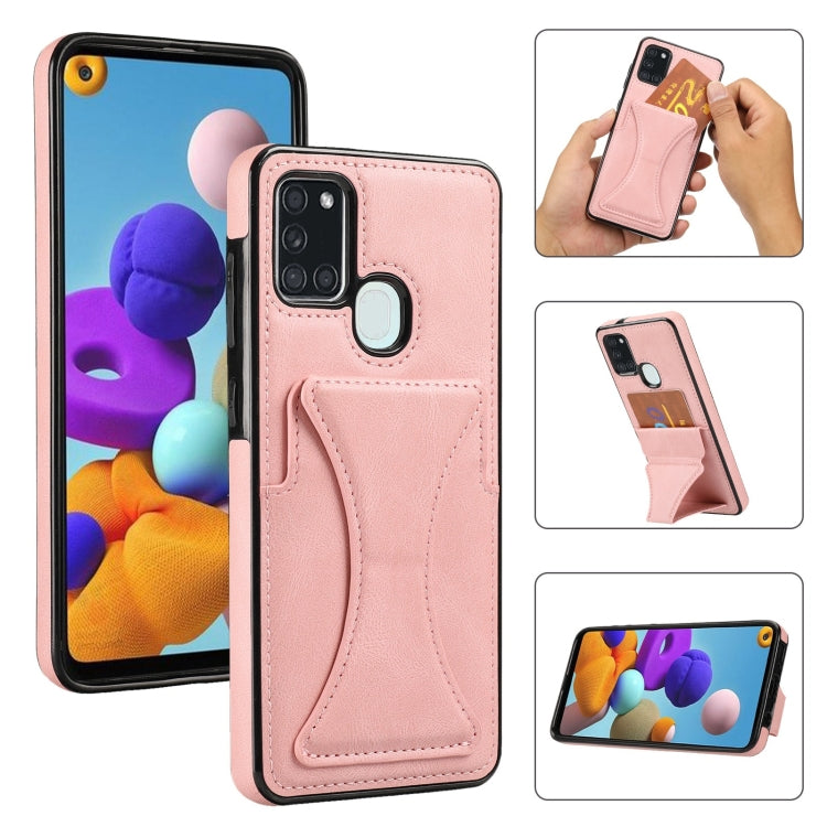 Ultra-thin Shockproof Protective Case with Holder, For Samsung Galaxy A21s, For Samsung Galaxy A32, For Samsung Galaxy A42 5G, For Samsung Galaxy A50, For Samsung Galaxy A51 5G, For Samsung Galaxy A52 5G / 4G, For Samsung Galaxy A71 5G�����������������...