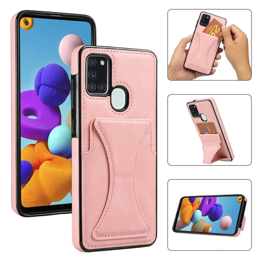 Ultra-thin Shockproof Protective Case with Holder, For Samsung Galaxy A21s, For Samsung Galaxy A32, For Samsung Galaxy A42 5G, For Samsung Galaxy A50, For Samsung Galaxy A51 5G, For Samsung Galaxy A52 5G / 4G, For Samsung Galaxy A71 5G�����������������...