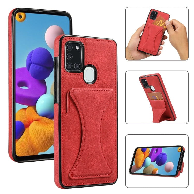 Ultra-thin Shockproof Protective Case with Holder, For Samsung Galaxy A21s, For Samsung Galaxy A32, For Samsung Galaxy A42 5G, For Samsung Galaxy A50, For Samsung Galaxy A51 5G, For Samsung Galaxy A52 5G / 4G, For Samsung Galaxy A71 5G�����������������...