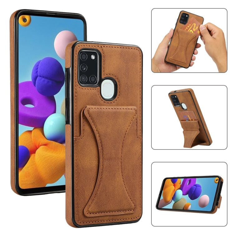 Ultra-thin Shockproof Protective Case with Holder, For Samsung Galaxy A21s, For Samsung Galaxy A32, For Samsung Galaxy A42 5G, For Samsung Galaxy A50, For Samsung Galaxy A51 5G, For Samsung Galaxy A52 5G / 4G, For Samsung Galaxy A71 5G�����������������...