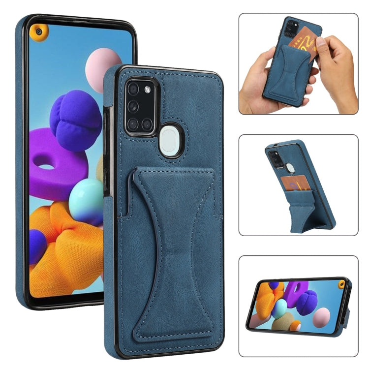 Ultra-thin Shockproof Protective Case with Holder, For Samsung Galaxy A21s, For Samsung Galaxy A32, For Samsung Galaxy A42 5G, For Samsung Galaxy A50, For Samsung Galaxy A51 5G, For Samsung Galaxy A52 5G / 4G, For Samsung Galaxy A71 5G�����������������...