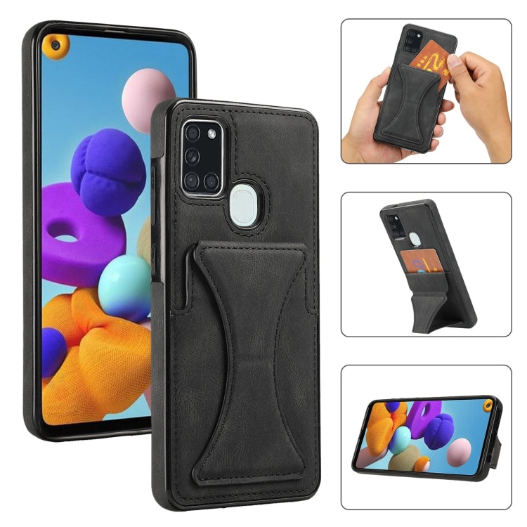 Ultra-thin Shockproof Protective Case with Holder, For Samsung Galaxy A21s, For Samsung Galaxy A32, For Samsung Galaxy A42 5G, For Samsung Galaxy A50, For Samsung Galaxy A51 5G, For Samsung Galaxy A52 5G / 4G, For Samsung Galaxy A71 5G�����������������...