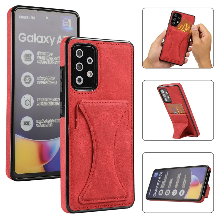 Ultra-thin Shockproof Protective Case with Holder, For Samsung Galaxy A21s, For Samsung Galaxy A32, For Samsung Galaxy A42 5G, For Samsung Galaxy A50, For Samsung Galaxy A51 5G, For Samsung Galaxy A52 5G / 4G, For Samsung Galaxy A71 5G�����������������...