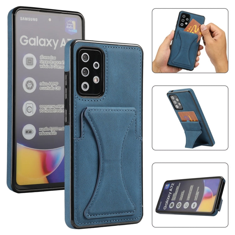 Ultra-thin Shockproof Protective Case with Holder, For Samsung Galaxy A21s, For Samsung Galaxy A32, For Samsung Galaxy A42 5G, For Samsung Galaxy A50, For Samsung Galaxy A51 5G, For Samsung Galaxy A52 5G / 4G, For Samsung Galaxy A71 5G�����������������...