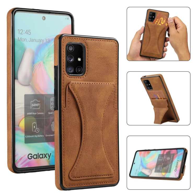 Ultra-thin Shockproof Protective Case with Holder, For Samsung Galaxy A21s, For Samsung Galaxy A32, For Samsung Galaxy A42 5G, For Samsung Galaxy A50, For Samsung Galaxy A51 5G, For Samsung Galaxy A52 5G / 4G, For Samsung Galaxy A71 5G�����������������...