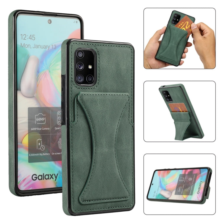 Ultra-thin Shockproof Protective Case with Holder, For Samsung Galaxy A21s, For Samsung Galaxy A32, For Samsung Galaxy A42 5G, For Samsung Galaxy A50, For Samsung Galaxy A51 5G, For Samsung Galaxy A52 5G / 4G, For Samsung Galaxy A71 5G�����������������...